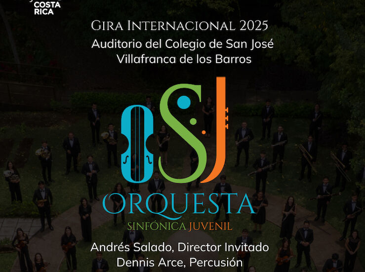 Orquesta Sinfnica Juvenil Costa Rica clausura su gira en Colegio San Jos de Villafranca