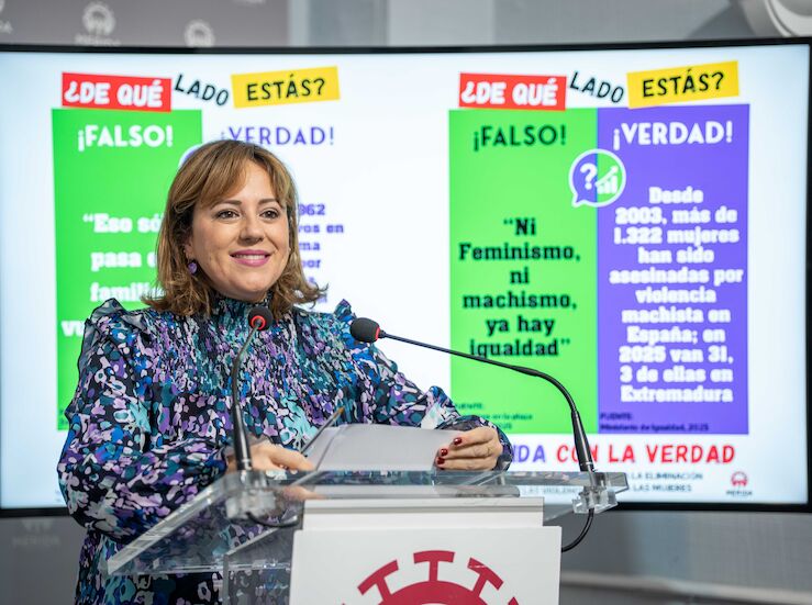 Mrida con la verdad nueva campaa de sensibilizacin del Ayuntamiento ante el 25N