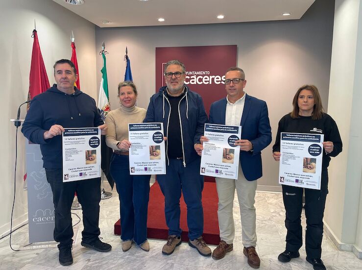 Ayuntamiento Cceres impulsa una campaa formativa en primeros auxilios para la ciudadana
