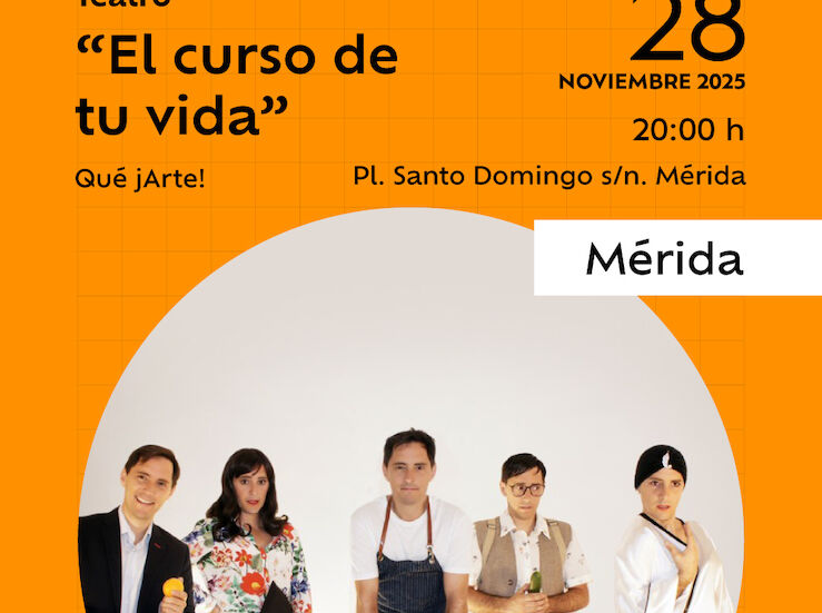La obra teatral El curso de tu vida recala en Mrida protagonizada por Bernardo Rivera