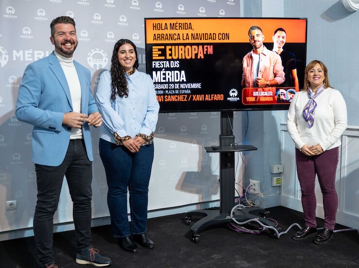 La Plaza de Espaa acoger la gran fiesta Hola Mrida arranca la Navidad con Europa FM