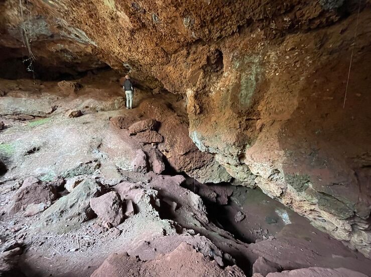 Comienzan los trabajos de accesibilidad y musealizacin de la Cueva del Conejar de Cceres