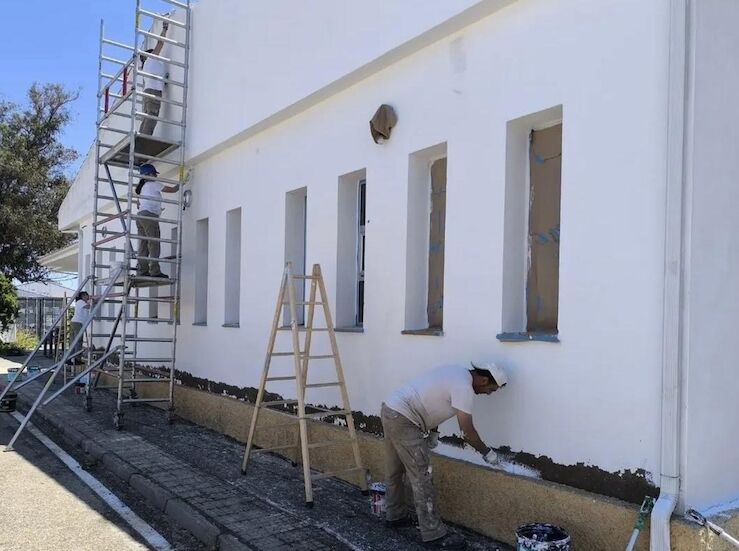Proceso del Programa de formacin y empleo Escala de jardinera y pintura en Coria