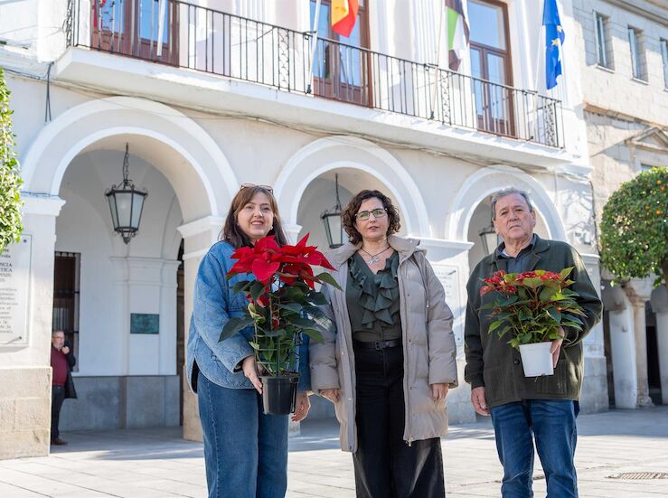 Feafes Salud Mental y Ayuntamiento Mrida inician campaa solidaria venta de flores Pascua