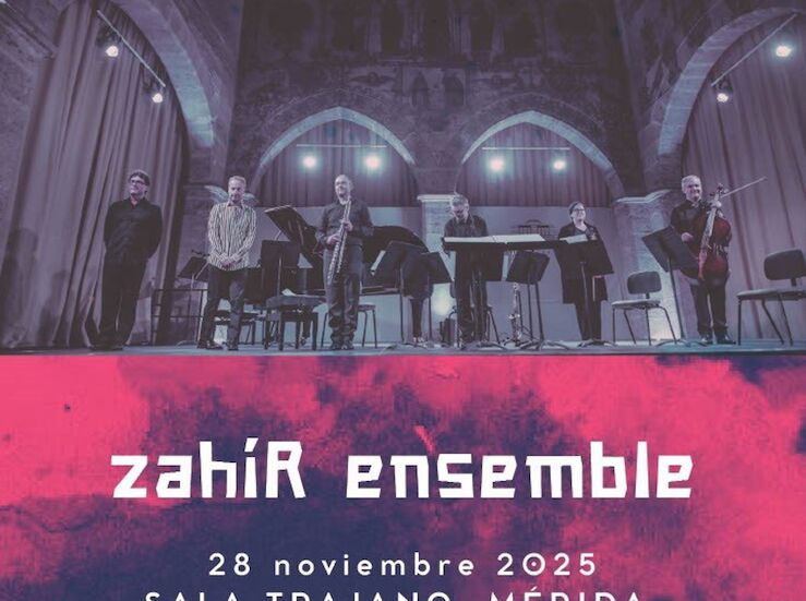 Sala Trajano de Mrida ofrece msica de Zahr Ensemble y teatro clown de Tup Percusin