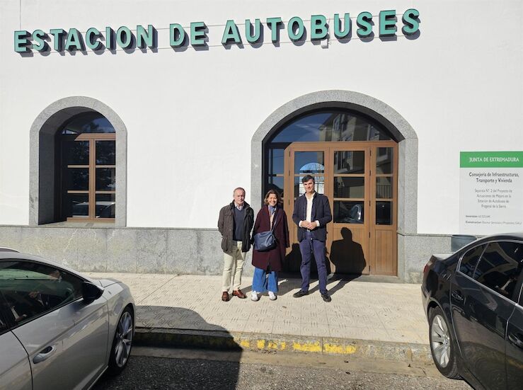 Finalizadas las obras en la estacin de autobuses de Fregenal para reabrirla en condicione