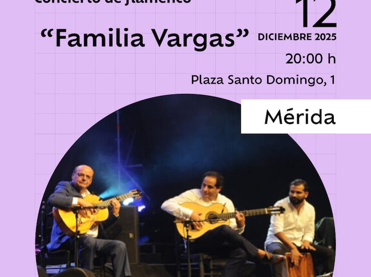 Concierto flamenco de la Familia Vargas en Mrida