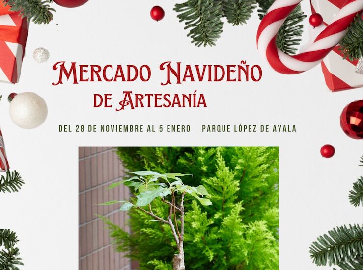 Talleres y un coro rociero este puente en el Mercado Navideo de Artesarna en Mrida