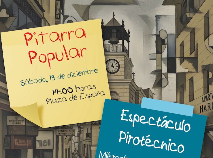 La previsin de lluvia modifica fuegos artificiales y Pitarra Popular por Santa Eulalia 