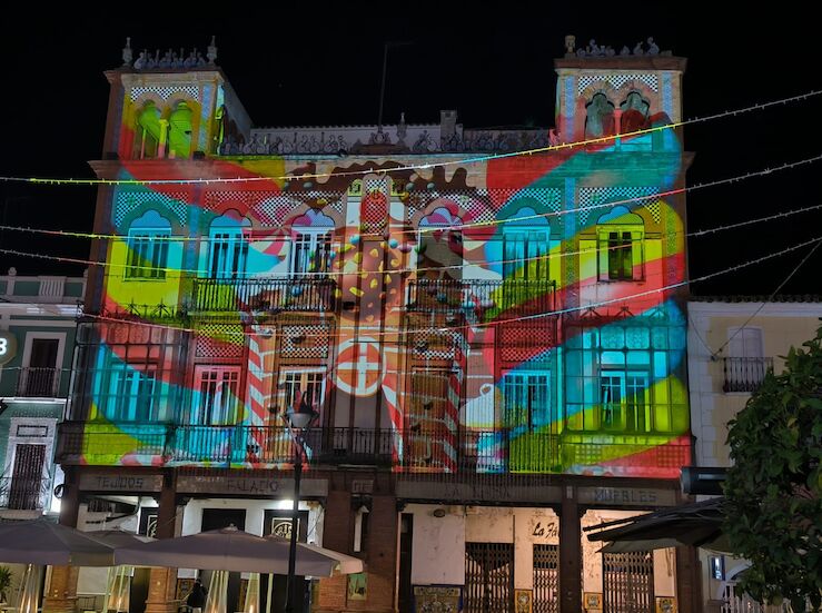 Fachada del Palacio de la China de Mrida ser iluminada con proyecciones de videomapping