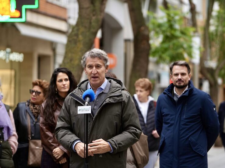 Feijo visitar una empresa en Zahnos y participar en mitin en Jerez de los Caballeros