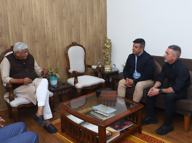 Rayco Garca trata en India nuevas vas de cooperacin junto al ministro de Turismo