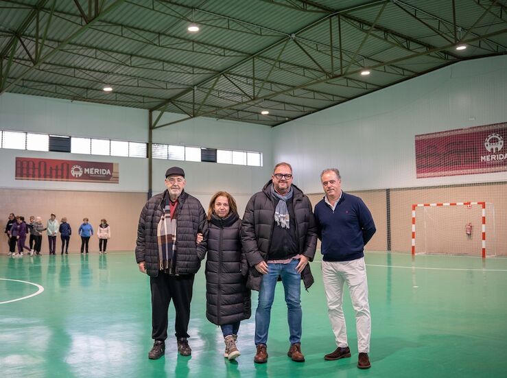 Finaliza reforma integral de pista polideportiva de La Antigua tras inversin de 150000