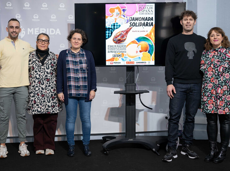 La Plaza de Espaa de Mrida acoger el domingo la VII Jamonada Solidaria