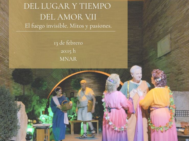 MNAR de Mrida celebra San Valentn con una recreacin sobre el amor en la antigua Roma