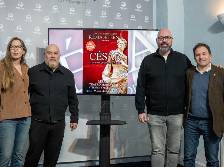 El Teatro Mara Luisa de Mrida acoge el estreno de Csar el hombre que desafi a Roma
