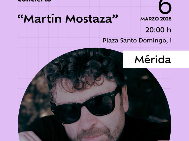 El proyecto musical Martn Mostaza de Fermn Sols llega a sede Fundacin CB en Mrida