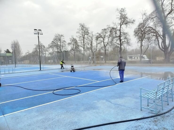 Polideportivo de Coria reabrir el lunes parcialmente tras arreglo por crecida del Alagn