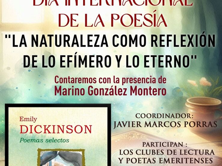 Biblioteca Municipal Mrida celebra el Da Internacional de la Poesa con Emily Dickinson