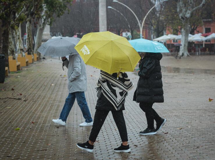 Cuatro comarcas extremeas estarn este jueves en aviso amarillo por lluvias y tormentas 