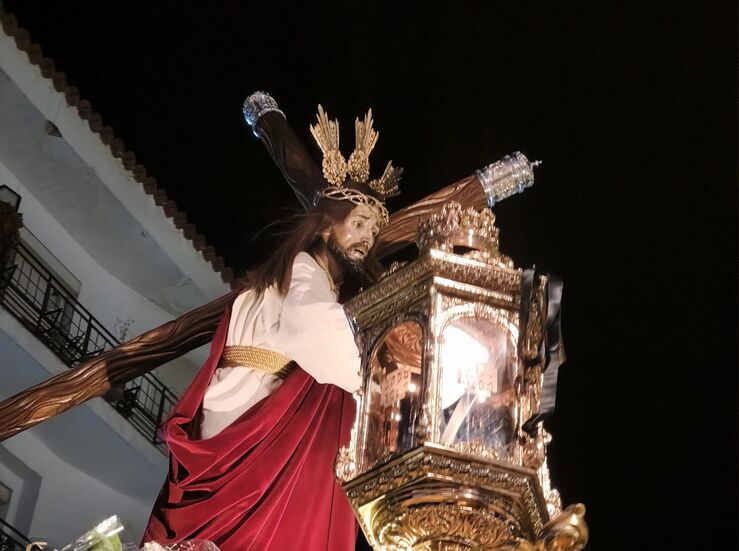 Por fin hubo Mircoles Santo en Mrida con el Nazareno de Santa Eulalia y las Tres Cadas