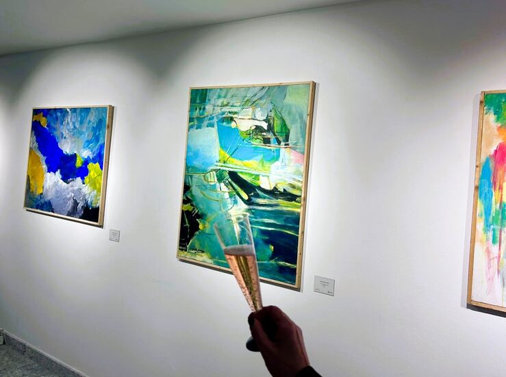 Ruta del Vino y Cava Ribera del Guadiana y muestra Abstrack fusionan arte y vino