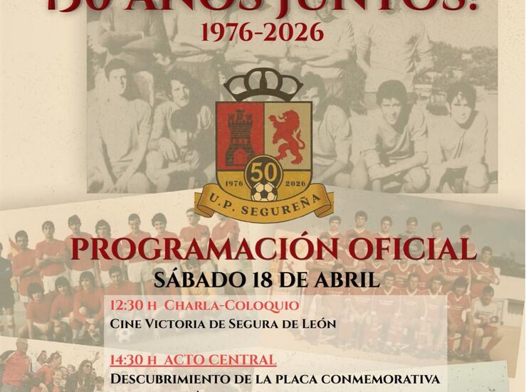 Segura de Len se vuelca con el 50 aniversario de la UP Segurea 
