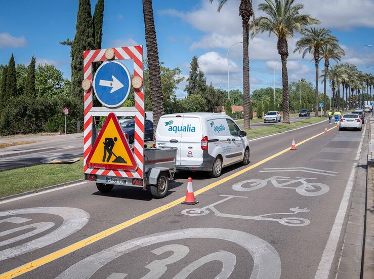 Obras en la avenida Jos Fernndez Lpez de Mrida provocarn desvos desde este mircoles