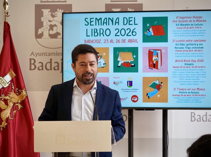 Ayuntamiento Badajoz celebra Semana del Libro con un maratn de lectura de El Quijote