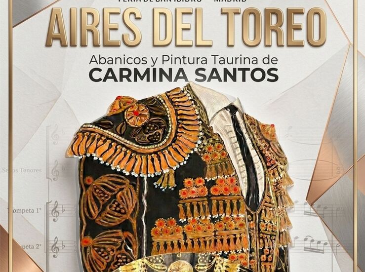 La cacerea Carmina Santos expone Aires del toreo en la plaza de Las Ventas de Madrid