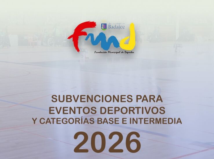 FMD Ayuntamiento Badajoz otorga 113000 para subvencionar eventos deportivas y entidades