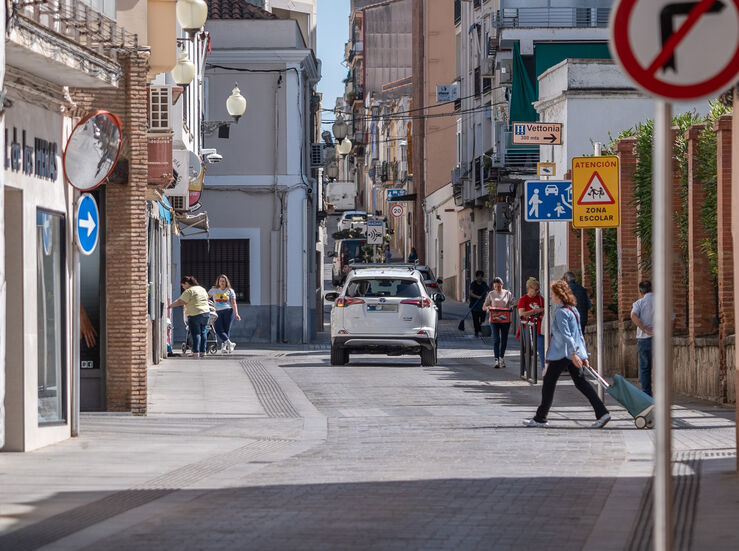 La calle Surez Somonte de Mrida se corta al trfico este martes