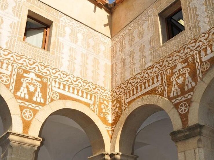 Valdefuentes acoge jornada sobre esgrafiados y oficios tradicionales arquitectura popular