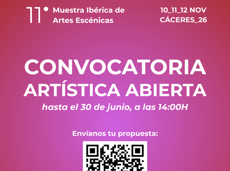 XI Muestra Ibrica de Artes Escnicas abre convocatoria para recibir propuestas artsticas