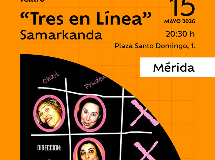 Samarkanda Teatro lleva su obra Tres en Lnea a Mrida
