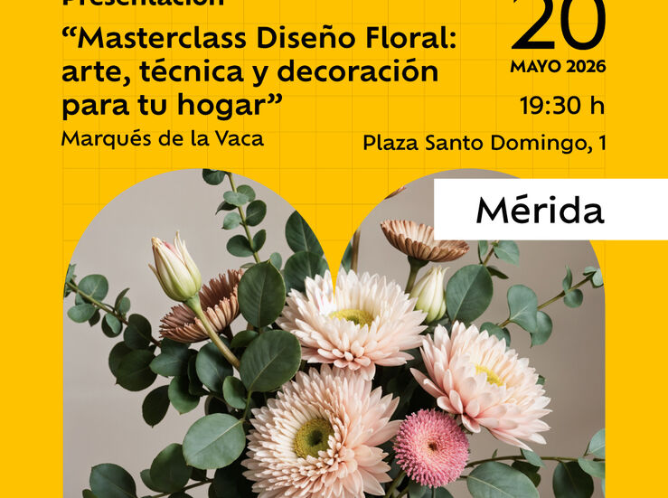 Masterclass de Diseo Floral de la mano del Marqus de la Vaca en Mrida