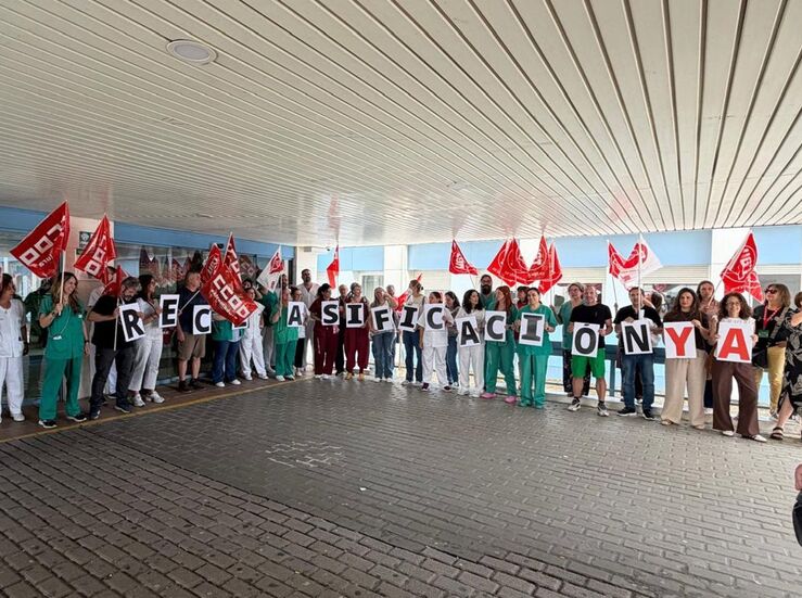 CCOO se concentra en hospitales de Plasencia y Don BenitoVillanueva 