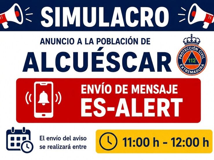 Alcuscar ser escenario de simulacro incendio forestal con evacuaciones y envo ESAlert