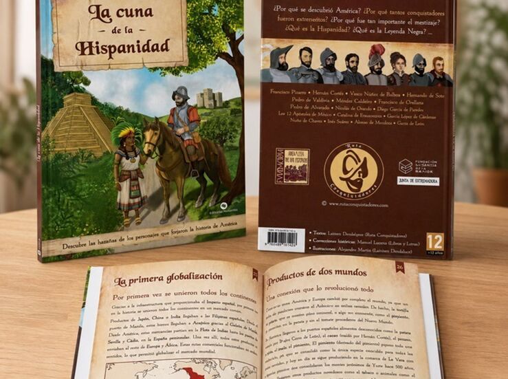 Un libro ilustrado aborda la conexin entre Extremadura y Amrica 