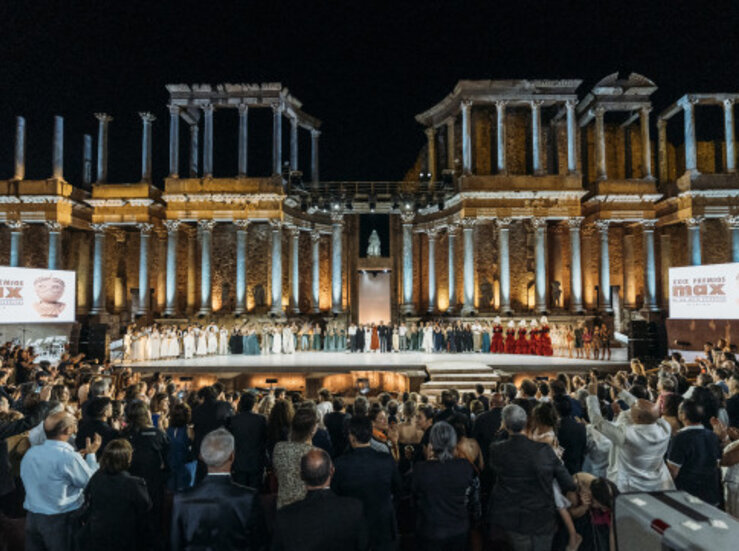 En Teatro Romano Extremadura y Mrida proyectan su imagen con la entrega 29 Premios Max