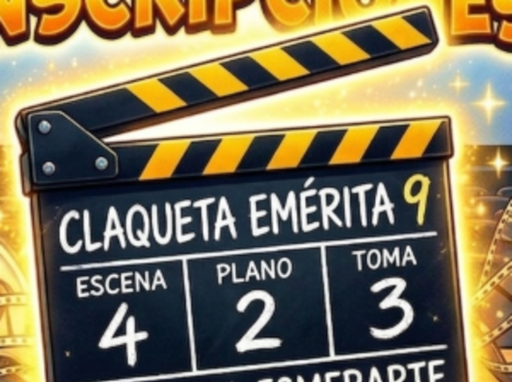 Inscritas cerca de 300 obras en el IX Festival de Cortometrajes Claqueta Emrita