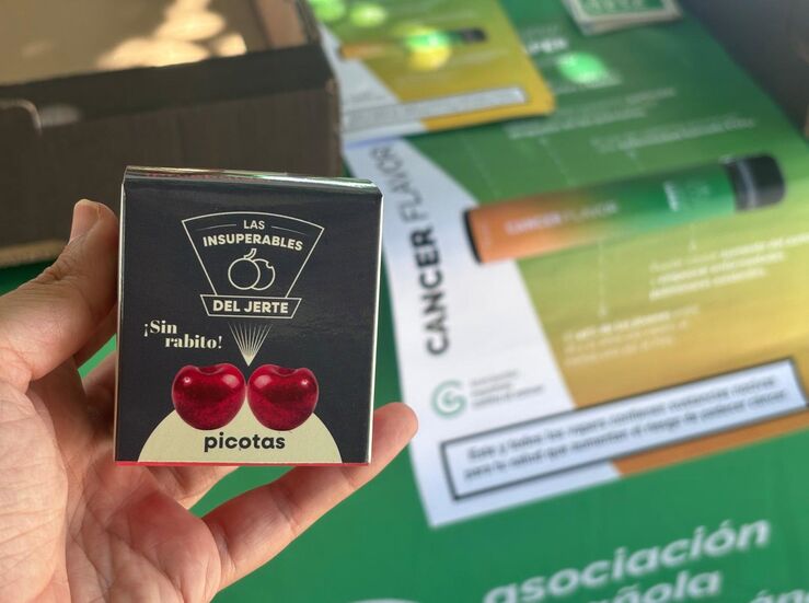 DOP Cereza del Jerte junto a AECC cambia cerezas por cigarros por Da Mundial sin Tabaco