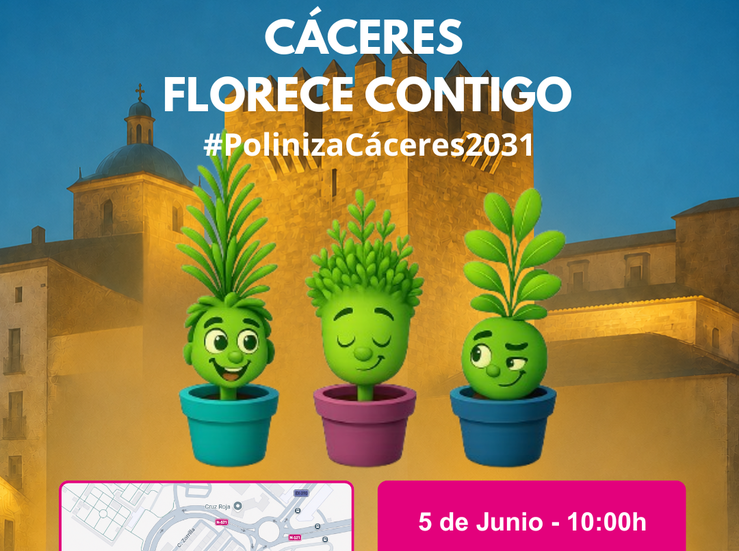 Cceres 2031 crea un gran jardn colectivo con una plantacin masiva en barrio de San Blas
