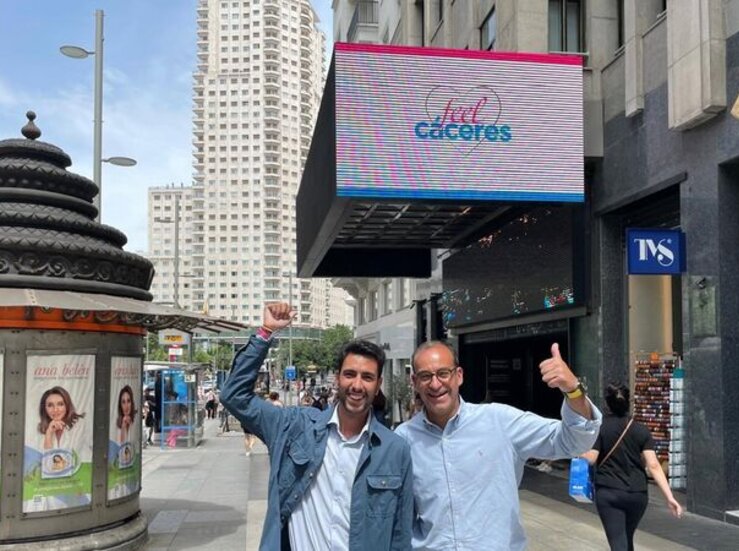 Cceres se promociona en Madrid con motivo de la visita del Papa 