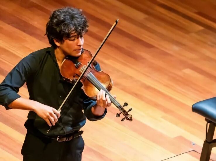 Violinista Alonso Ferrera Vidigal acta en Olivenza dentro Festival Joven Ibrico Badajoz
