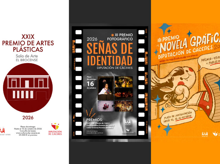 Convocados premios de artes plsticas fotografa y novela grfica de Diputacin Cceres