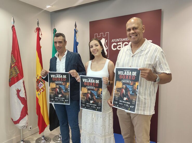 Foro de los Balbos de Cceres ser un gran ring en una velada de boxeo con siete combates