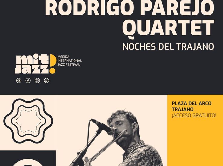 Rodrigo Parejo Quartet ofrece un concierto en el Arco de Trajano de Mrida