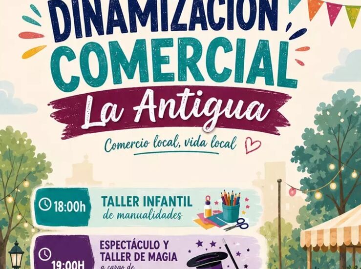 La Antigua de Mrida dinamizar su comercio local con animacin talleres y conciertos