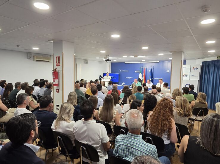 El XV Congreso Provincial del PP de Badajoz se celebrar el 18 de julio en Mrida